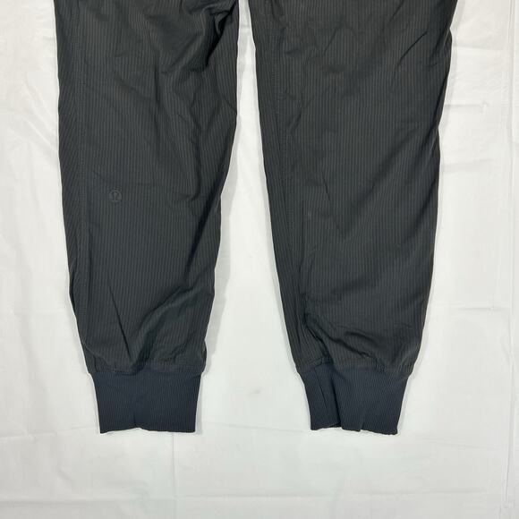 Lululemon Beyond the Studio Jogger Women's 8 Graphite Stripe Lightweight Ruched - Picture 8 of 10